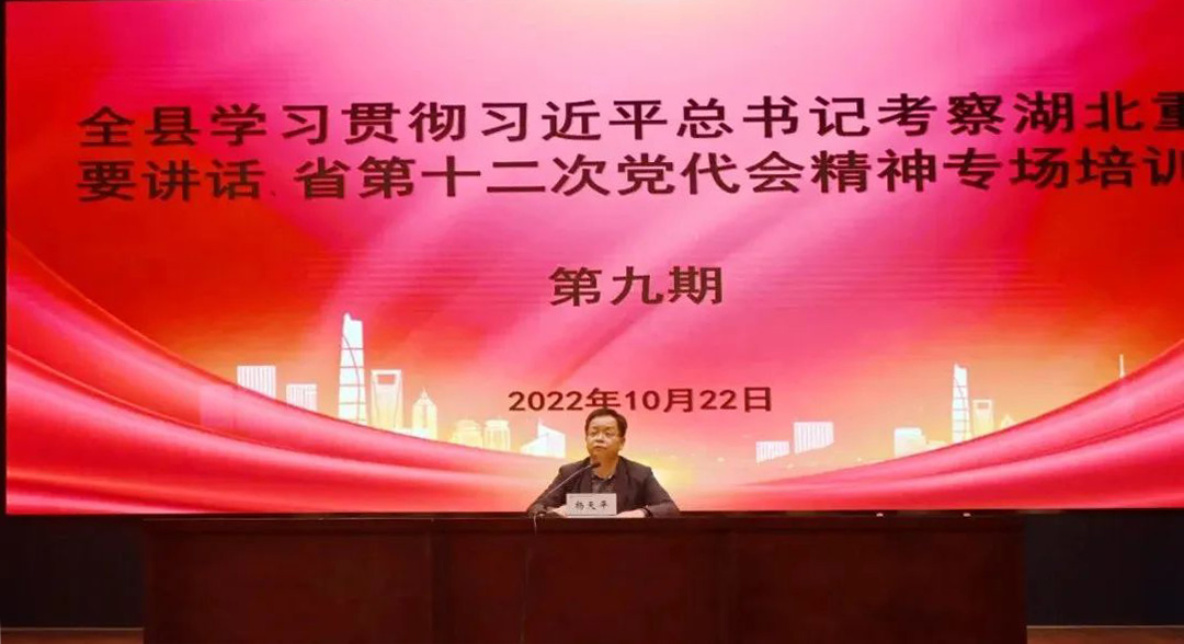 广源集团开展“深入学习贯彻习近平总书记考察湖北重要讲话精神，推进落实省第十二次党代会决策部署”专题培训